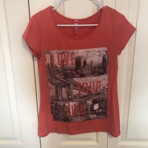 “Love your life” graphic tee